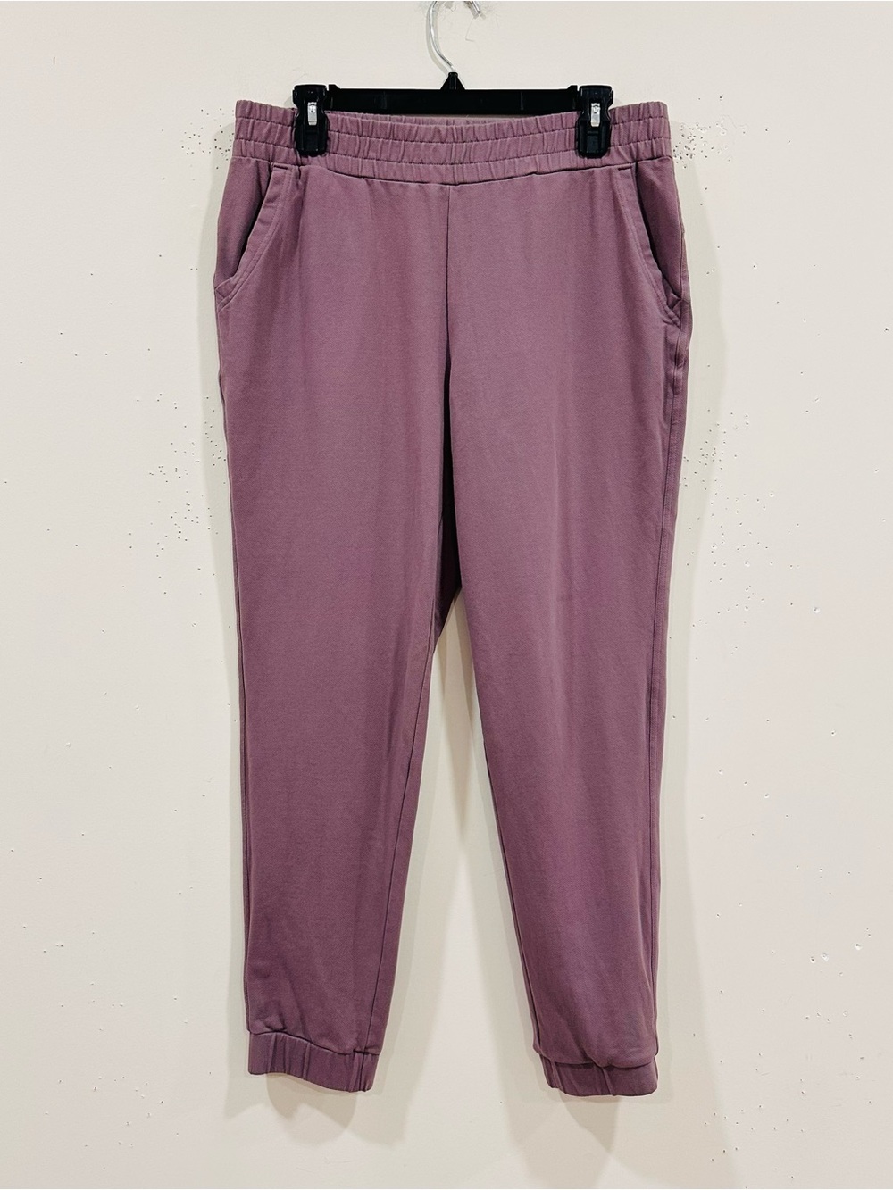 32 Degrees Cool Women’s Jogger Pants Mauve Purple Size M Elastic Waist Pockets